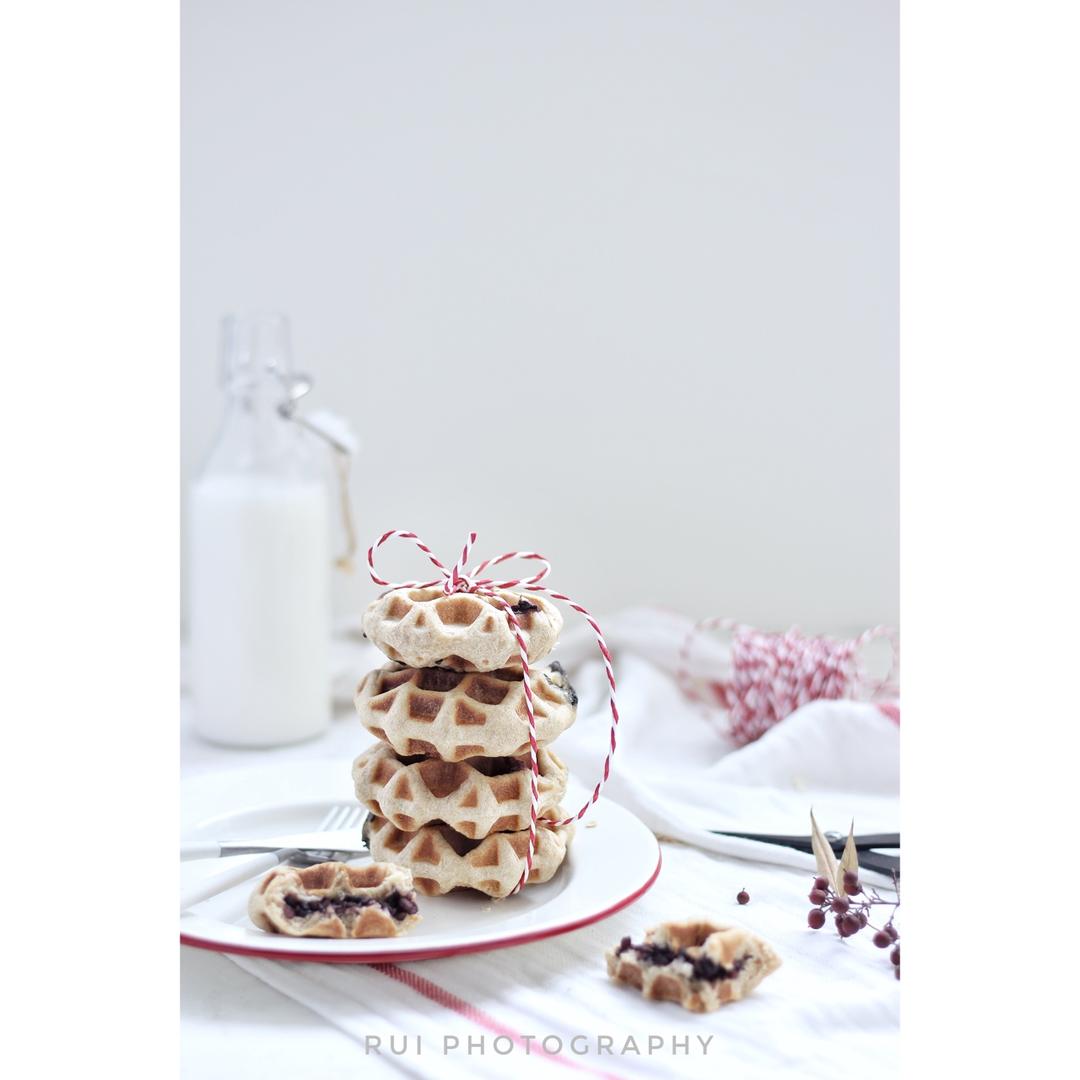 肉松夹心黑麦面包华夫饼（低糖油）