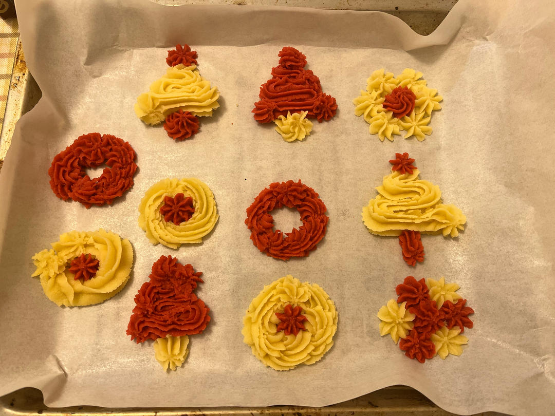 圣诞曲奇|纹路清晰的秘诀