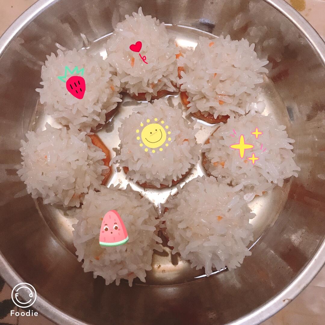 蒸糯米丸子