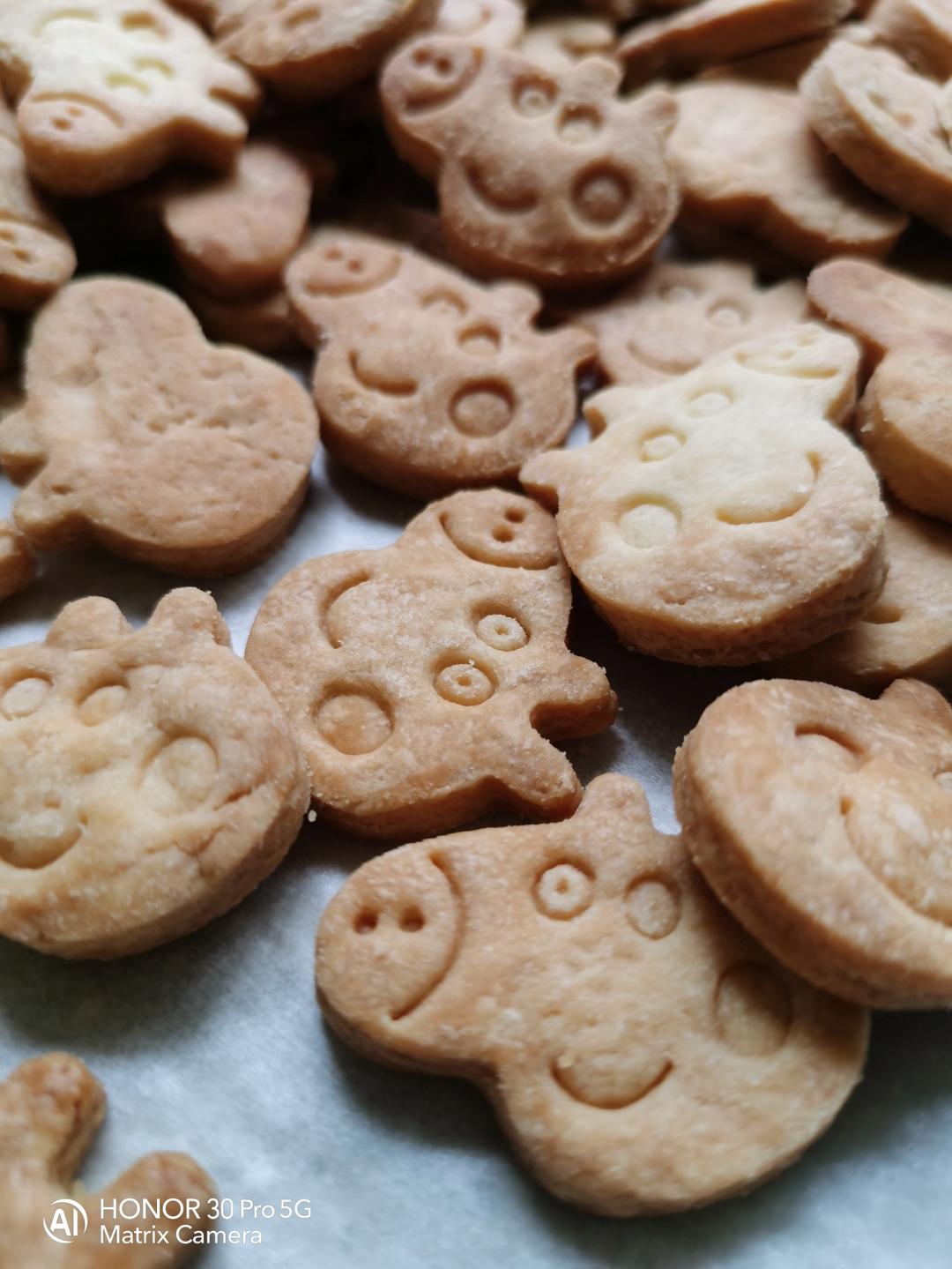 卡通黄油饼干