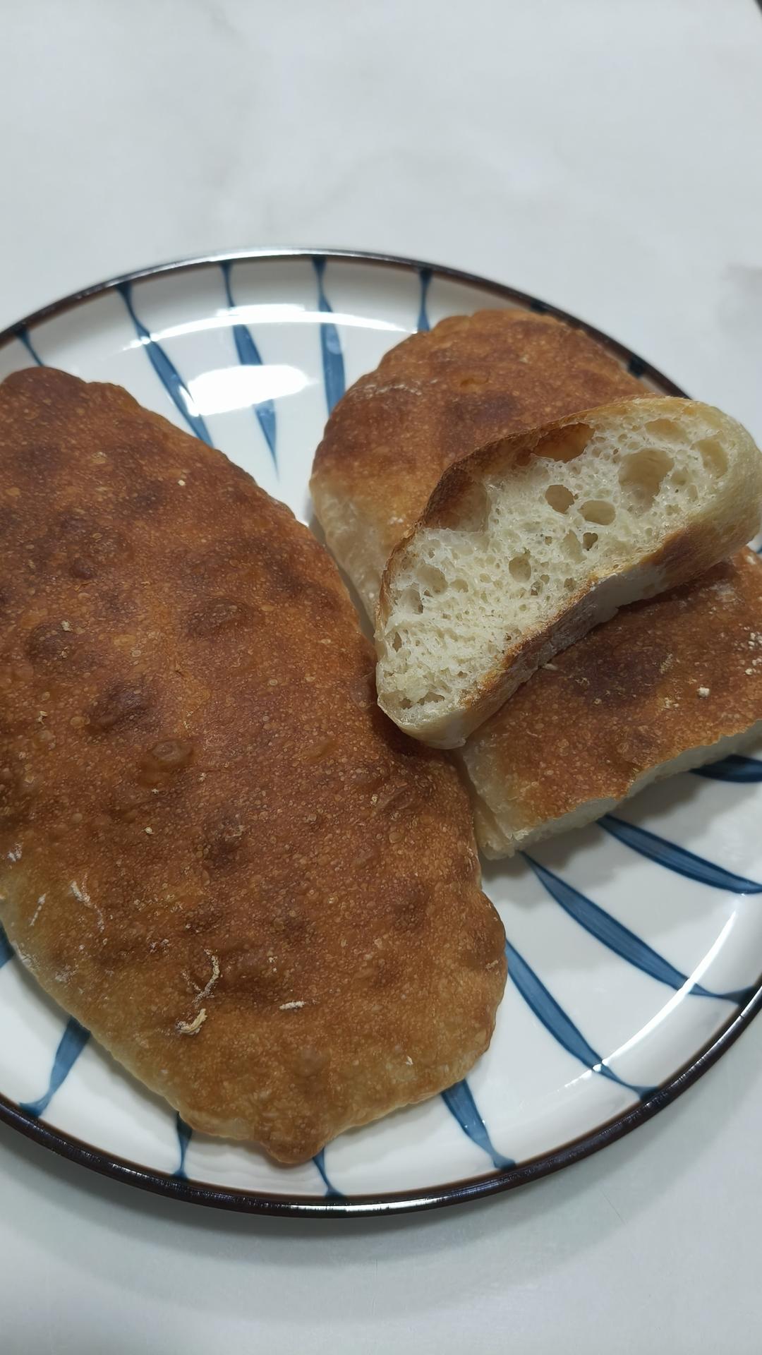 家庭版免揉～恰巴塔🥖｜一次成功超好吃