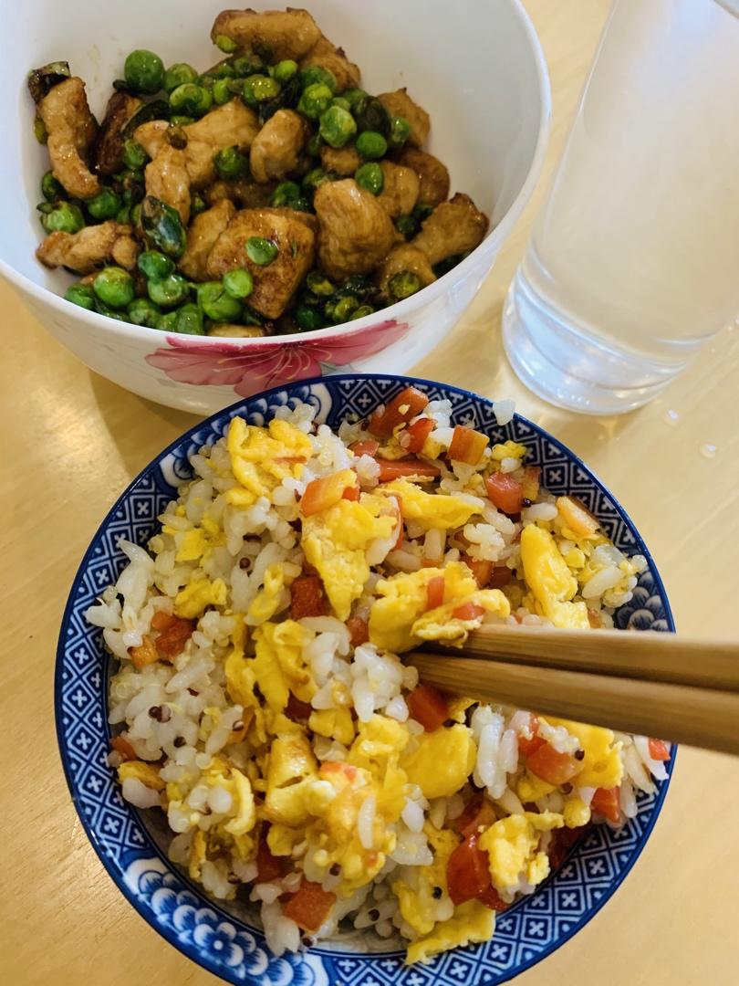 营养鸡胸肉加上丰富蔬菜——鸡胸肉炒三丁