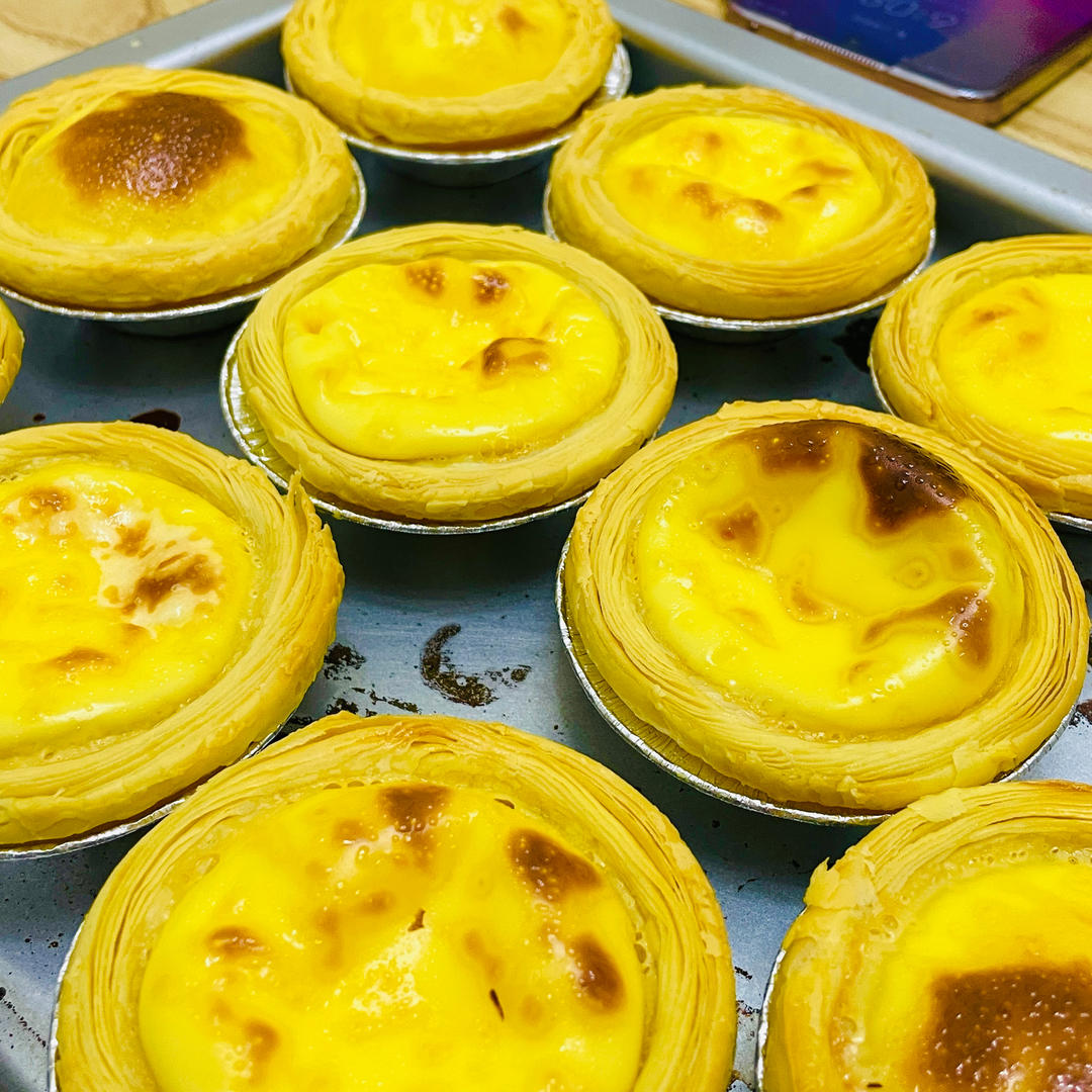 超嫩滑的葡式蛋挞(全蛋版)新手友好『秒杀KFC』