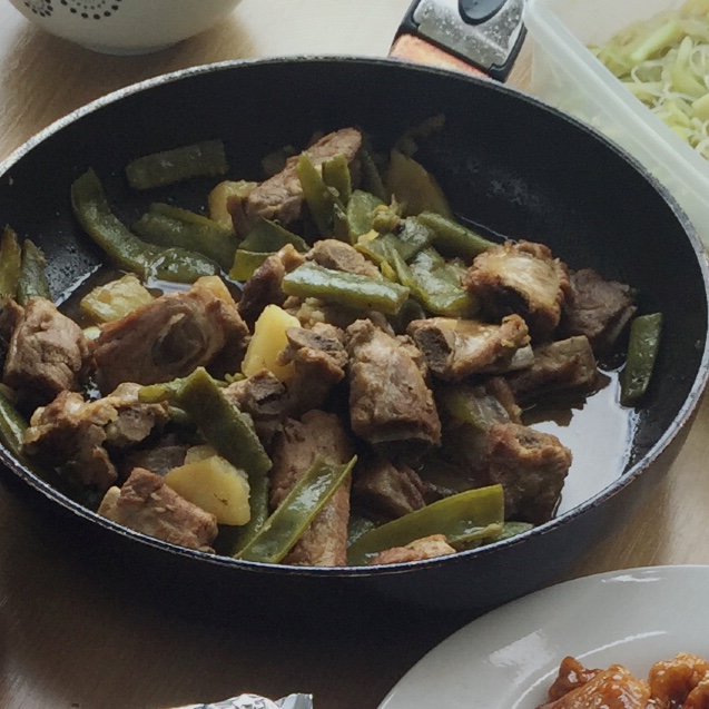 东北排骨炖豆角