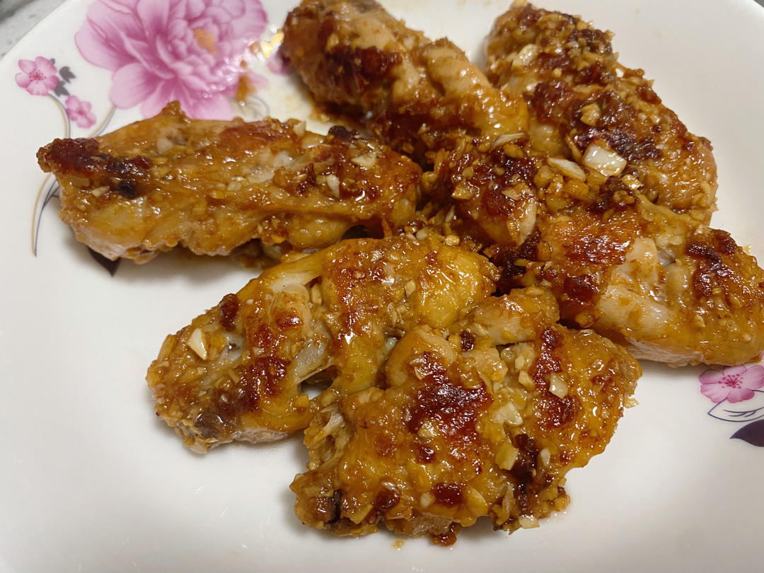 配料最少的蒜香鸡翅