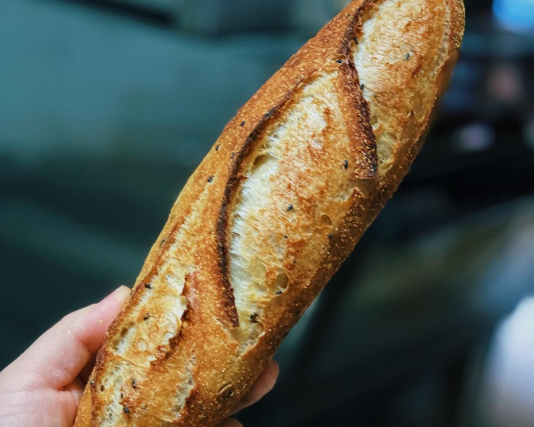 【鲁邦种】隔夜黑芝麻法棍的做法 步骤19