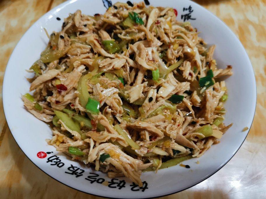 凉拌黄瓜鸡丝