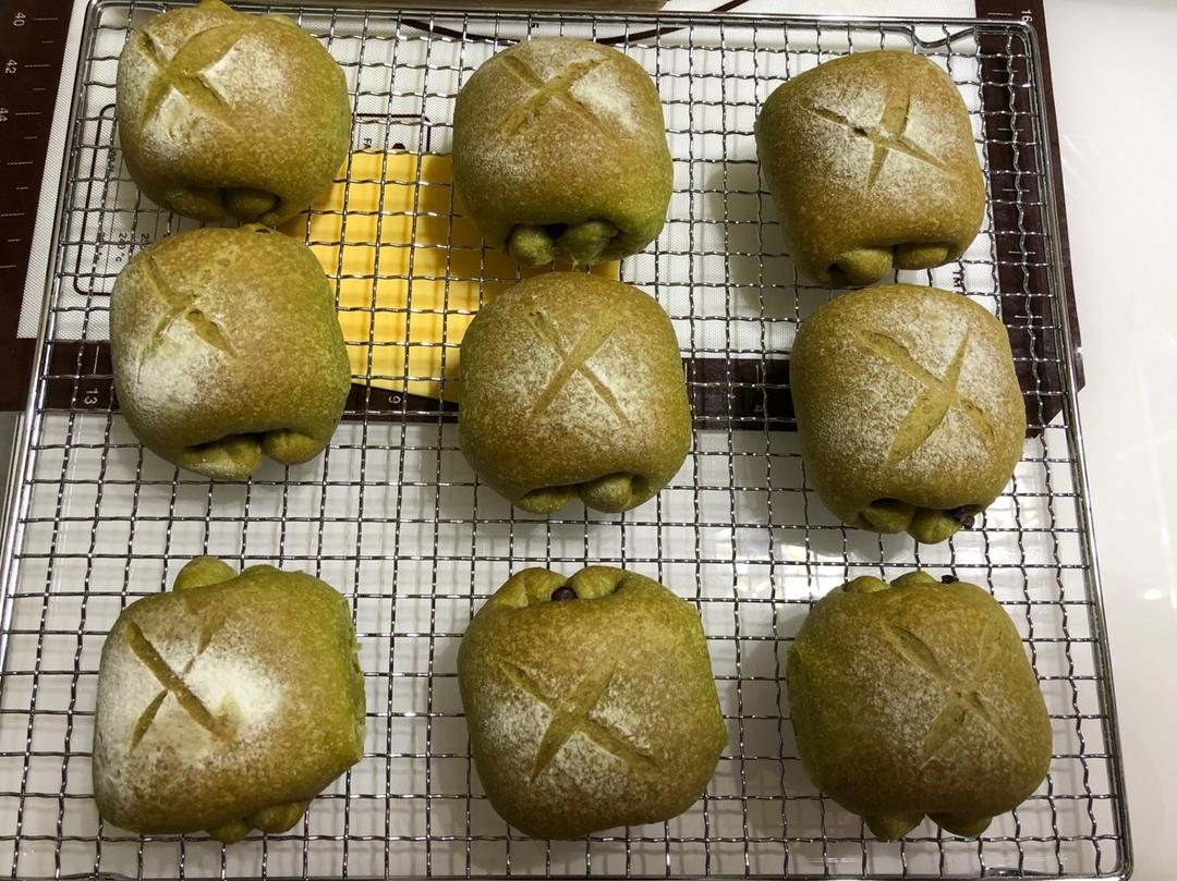 抹茶红豆牛奶卷（超好揉出手套膜的方子）