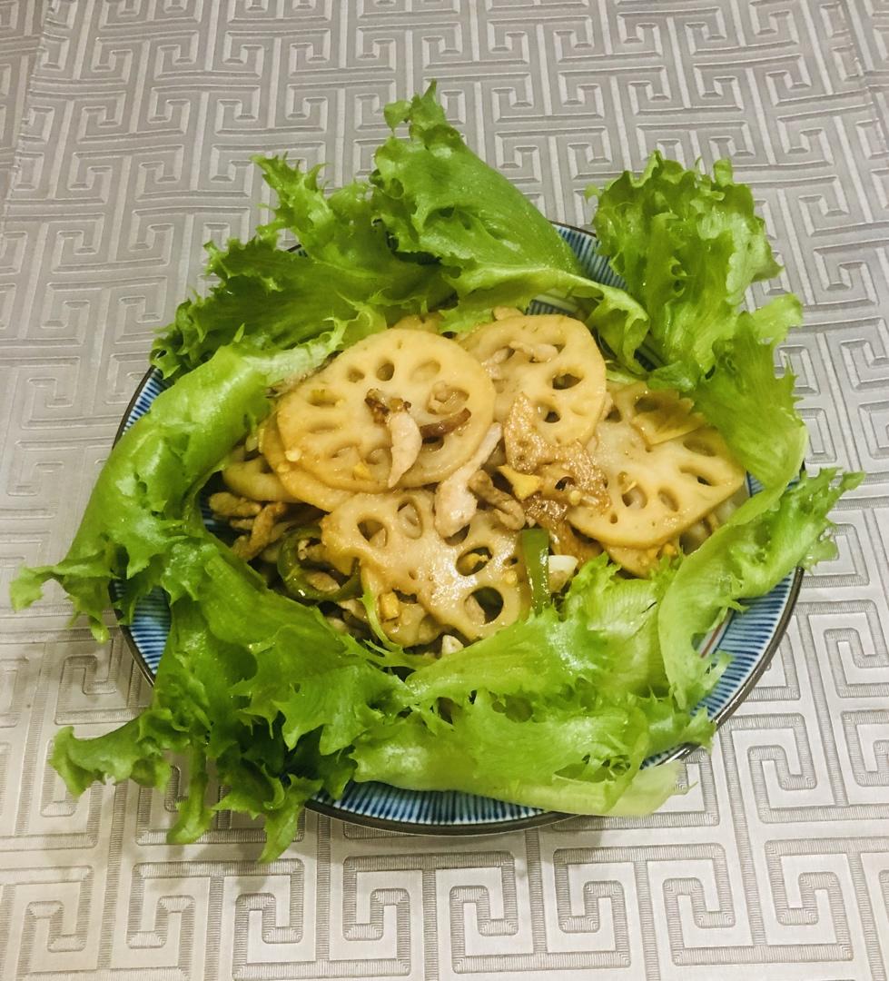 酸香爽辣炒藕片