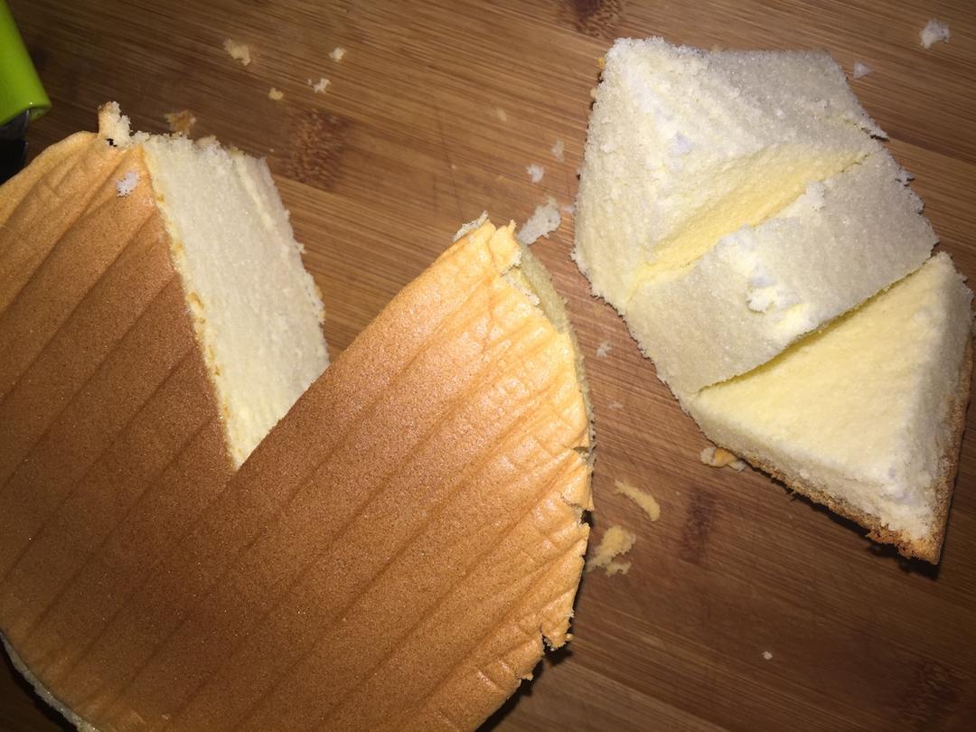 超好记八寸戚风蛋糕（后蛋法）