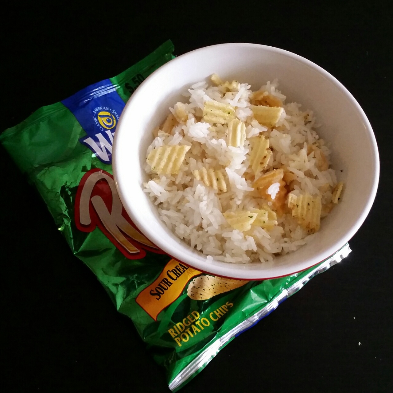薯片饭 薯片还能这么吃！！