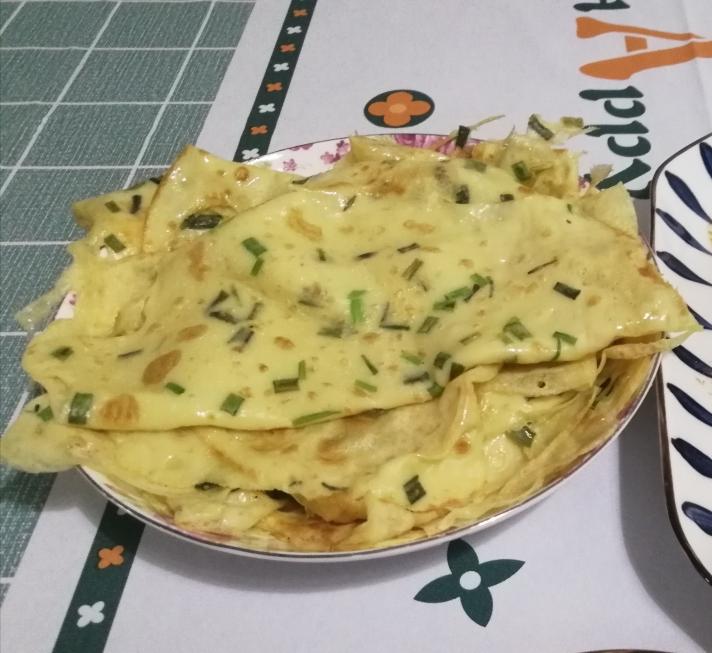 鸡蛋软饼（薄而不破和卖的味道一样细腻好吃！）
