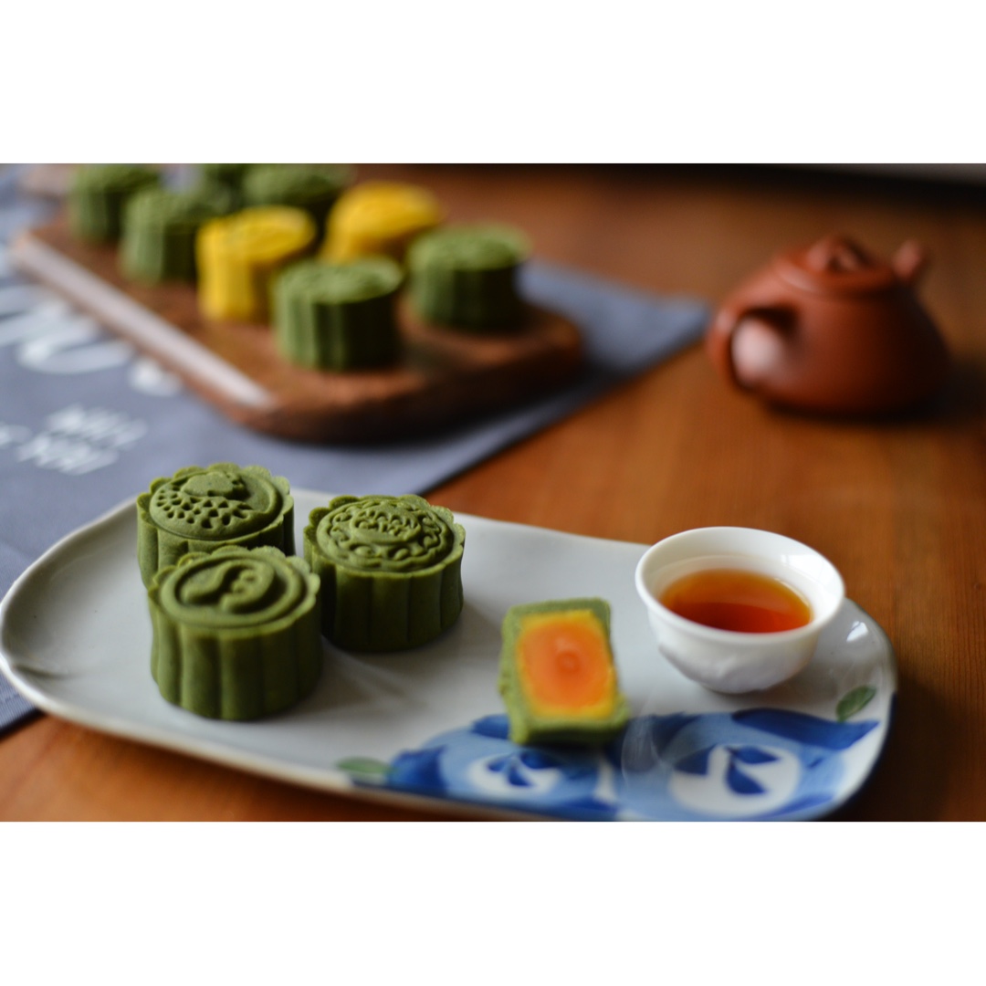 桃山皮—蛋黄莲蓉月饼