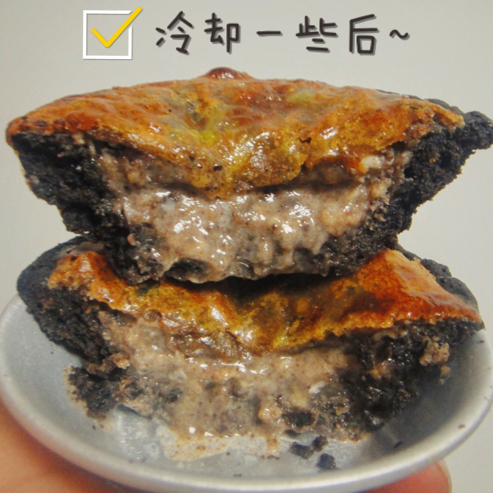 奥利奥流心芝士挞