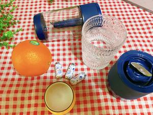 夏日必备饮品❗️鲜橙果汁气泡水&香蕉芝士奶昔的做法 步骤6