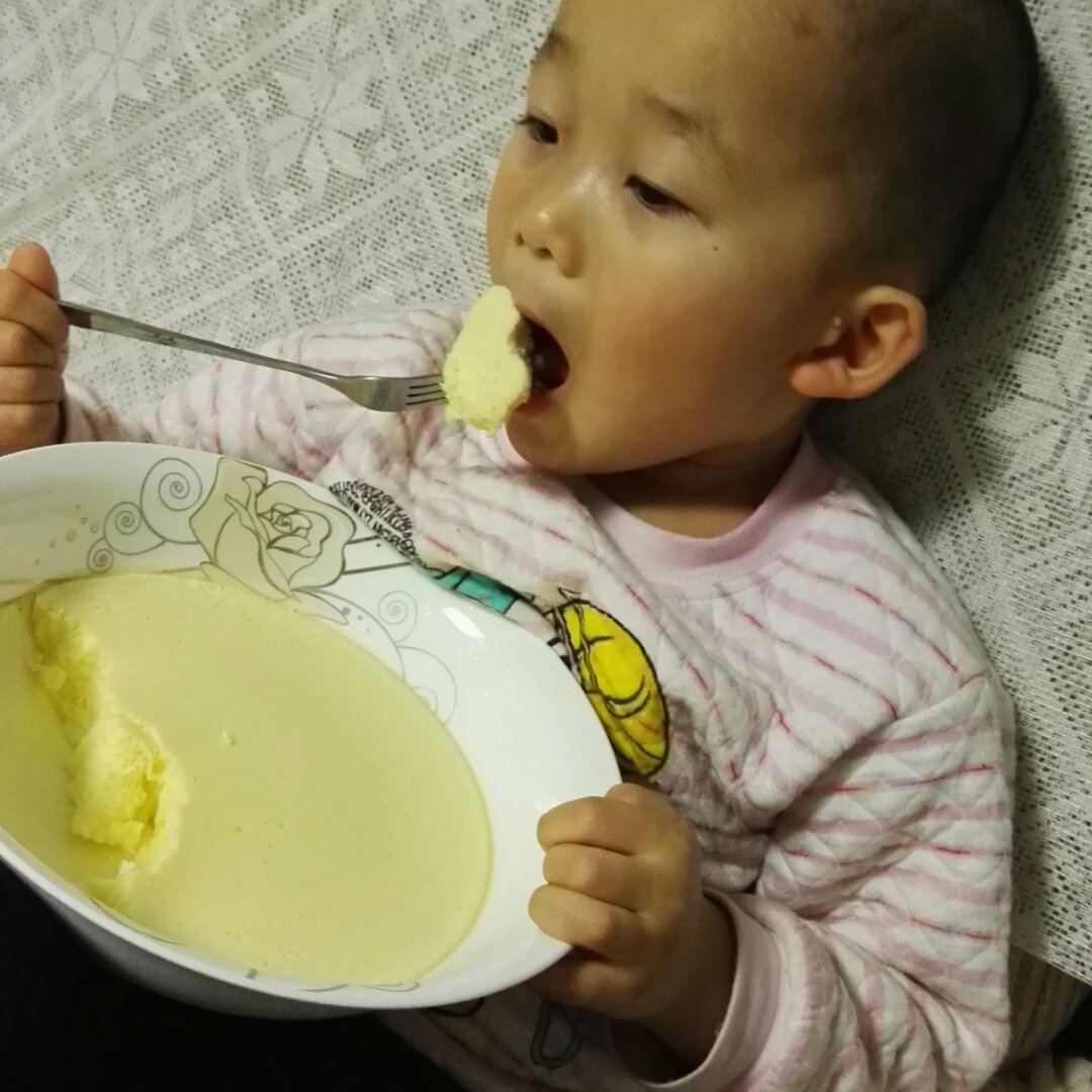 蒸蛋糕/蒸戚风~不上火！小朋友爱吃~