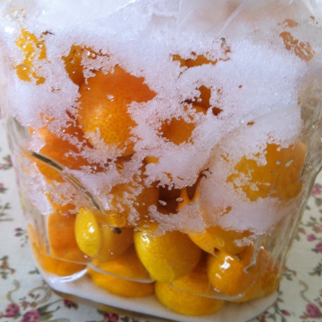 秋冬止咳小偏方【盐渍金桔】