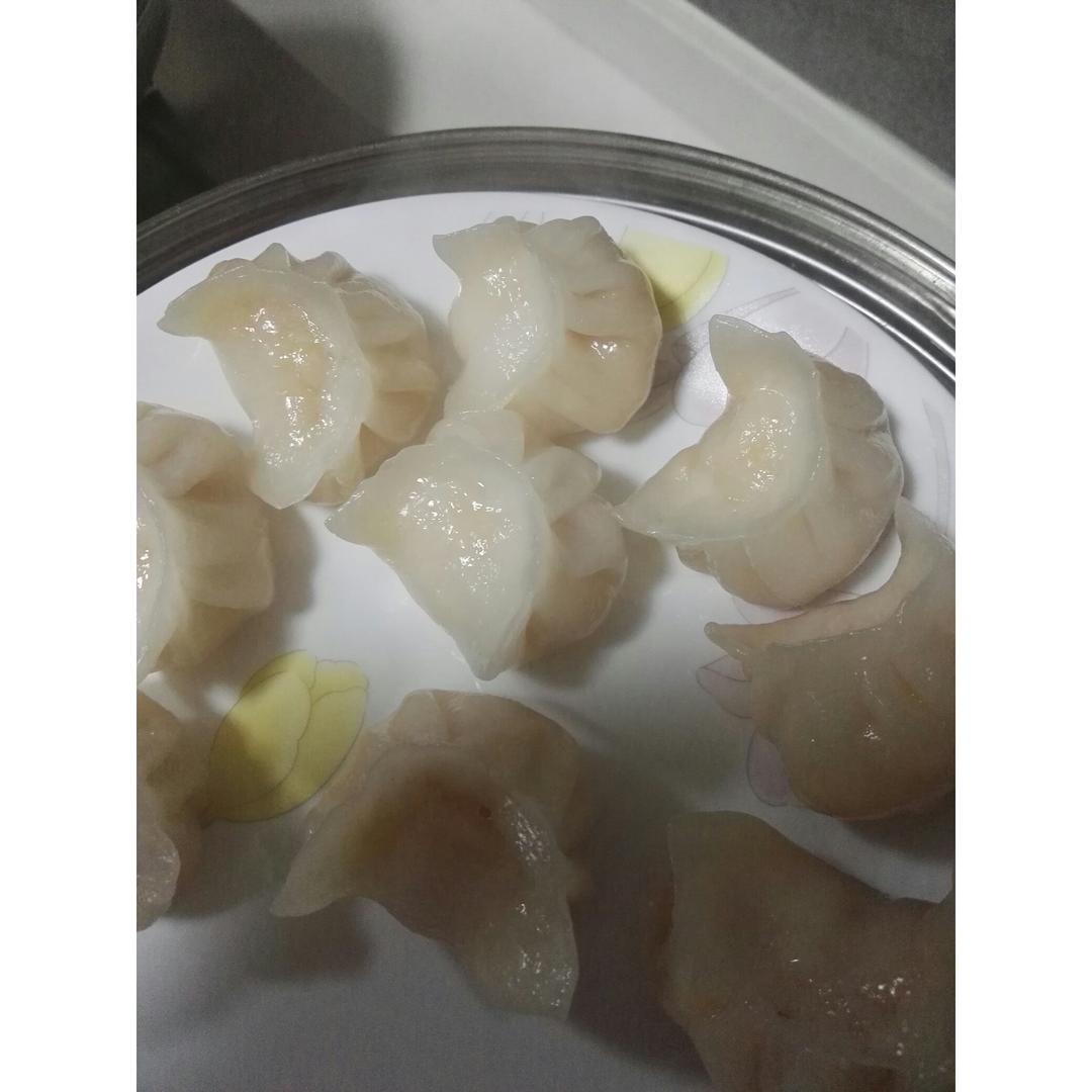 弯梳虾饺