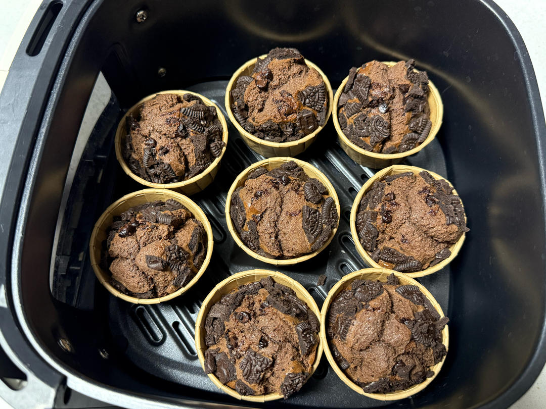 在家做巧克力蘑菇头麦芬蛋糕🍫