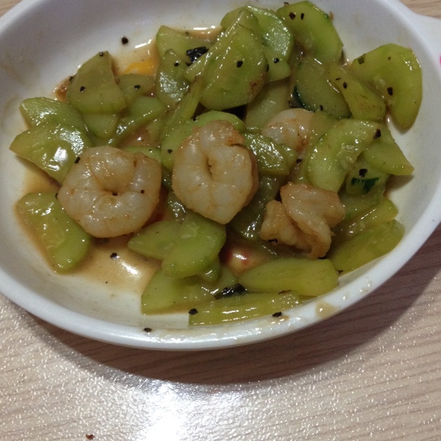 黄瓜虾仁
