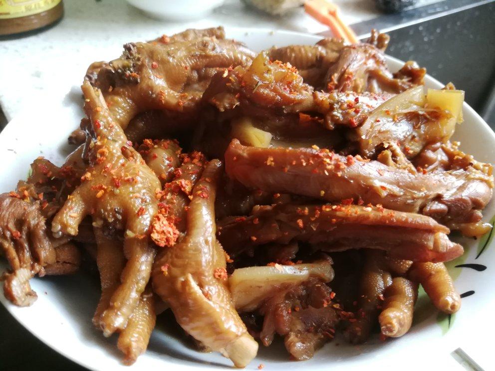 香辣卤鸡爪