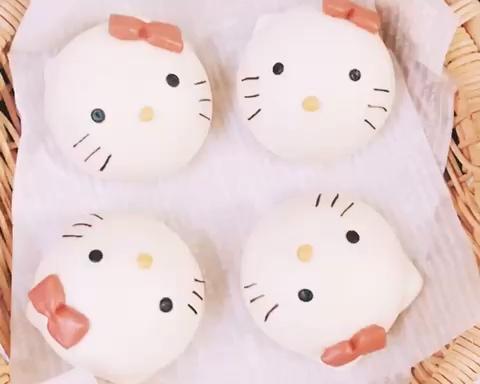 hello kitty 馒头的做法