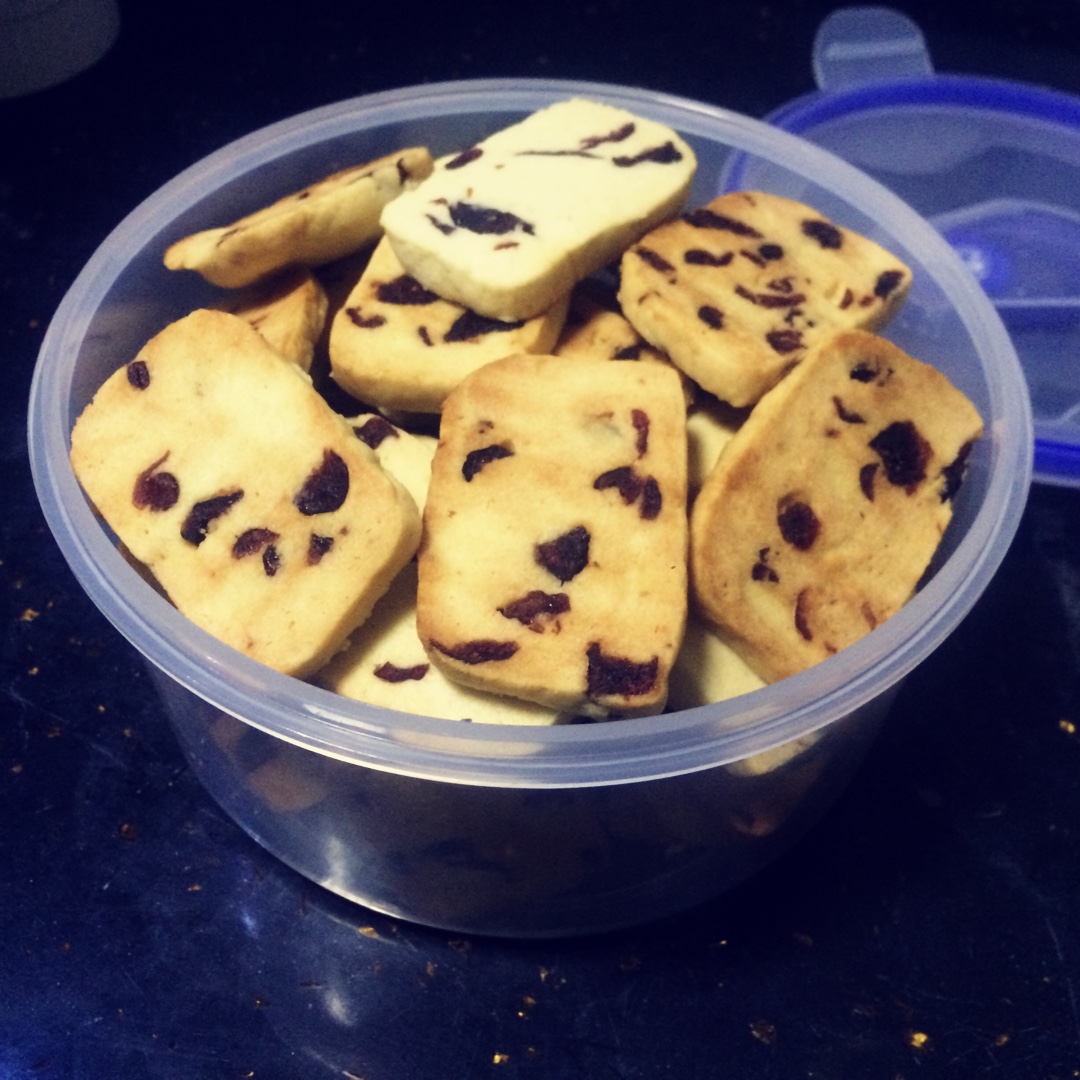 低糖少油版蔓越莓饼干