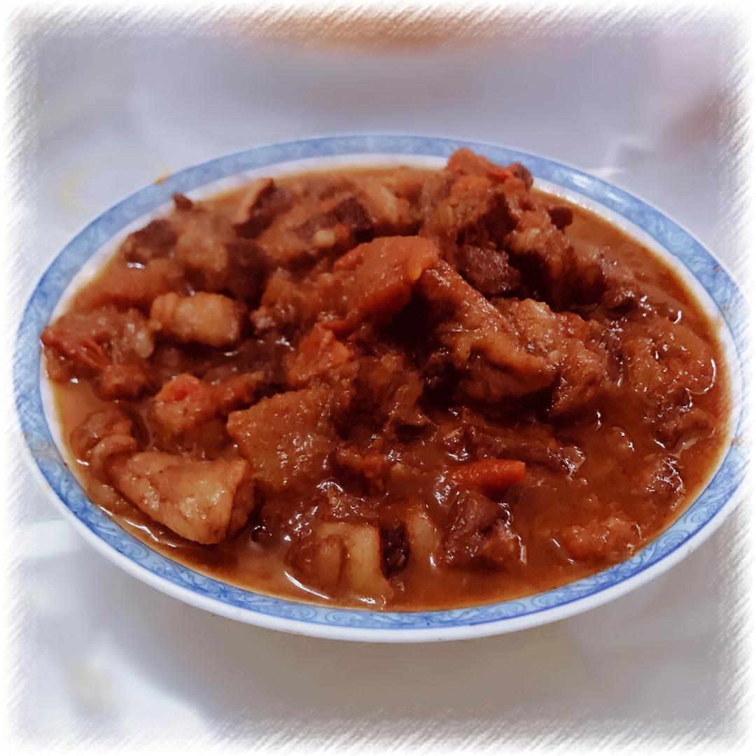 西红柿炖牛肉
