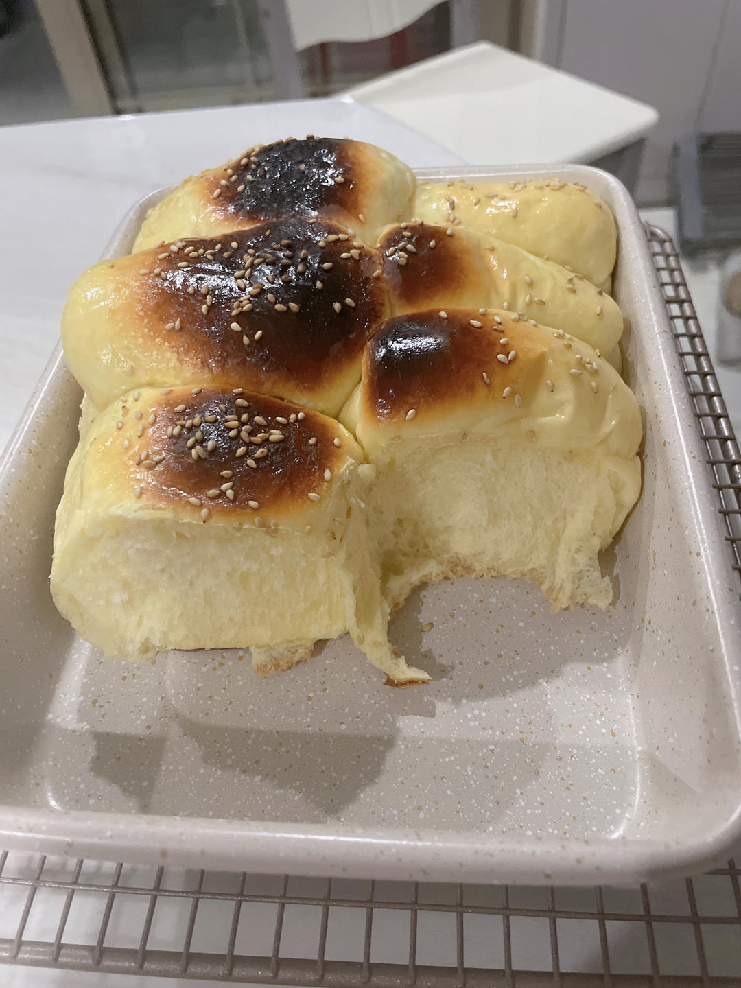 松软香甜❗️金钱小面包❗️一口一个超过瘾