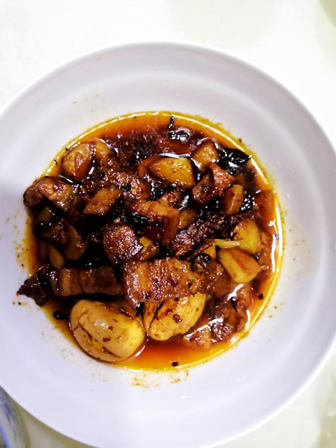 【曼食慢语】红烧肉加蛋