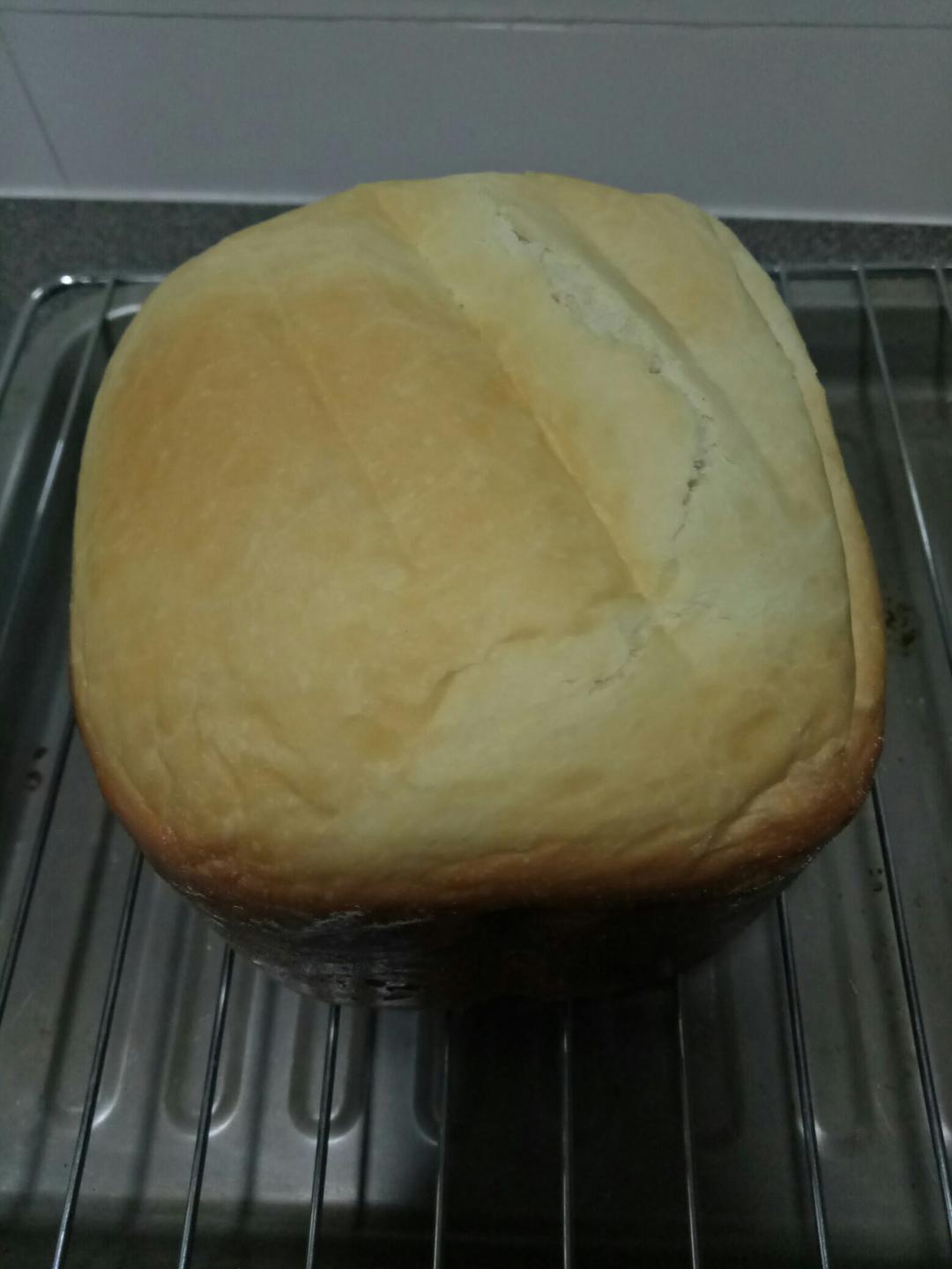 超级好吃的原味面包（面包机版）