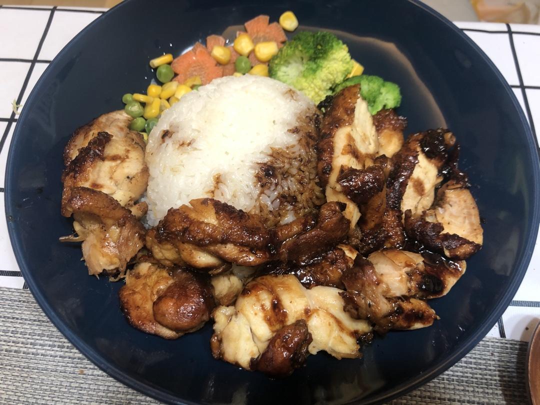 照烧鸡腿饭