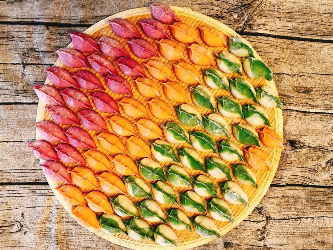 彩色水饺