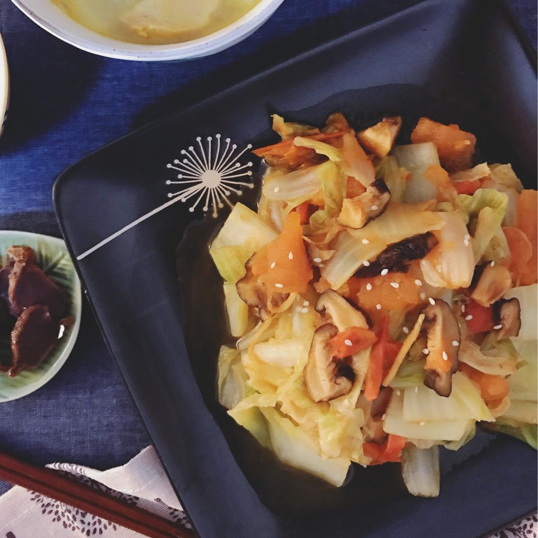 西红柿炒大白菜