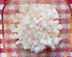 桃肉果冻（日式桃子冰粉）的做法 步骤5