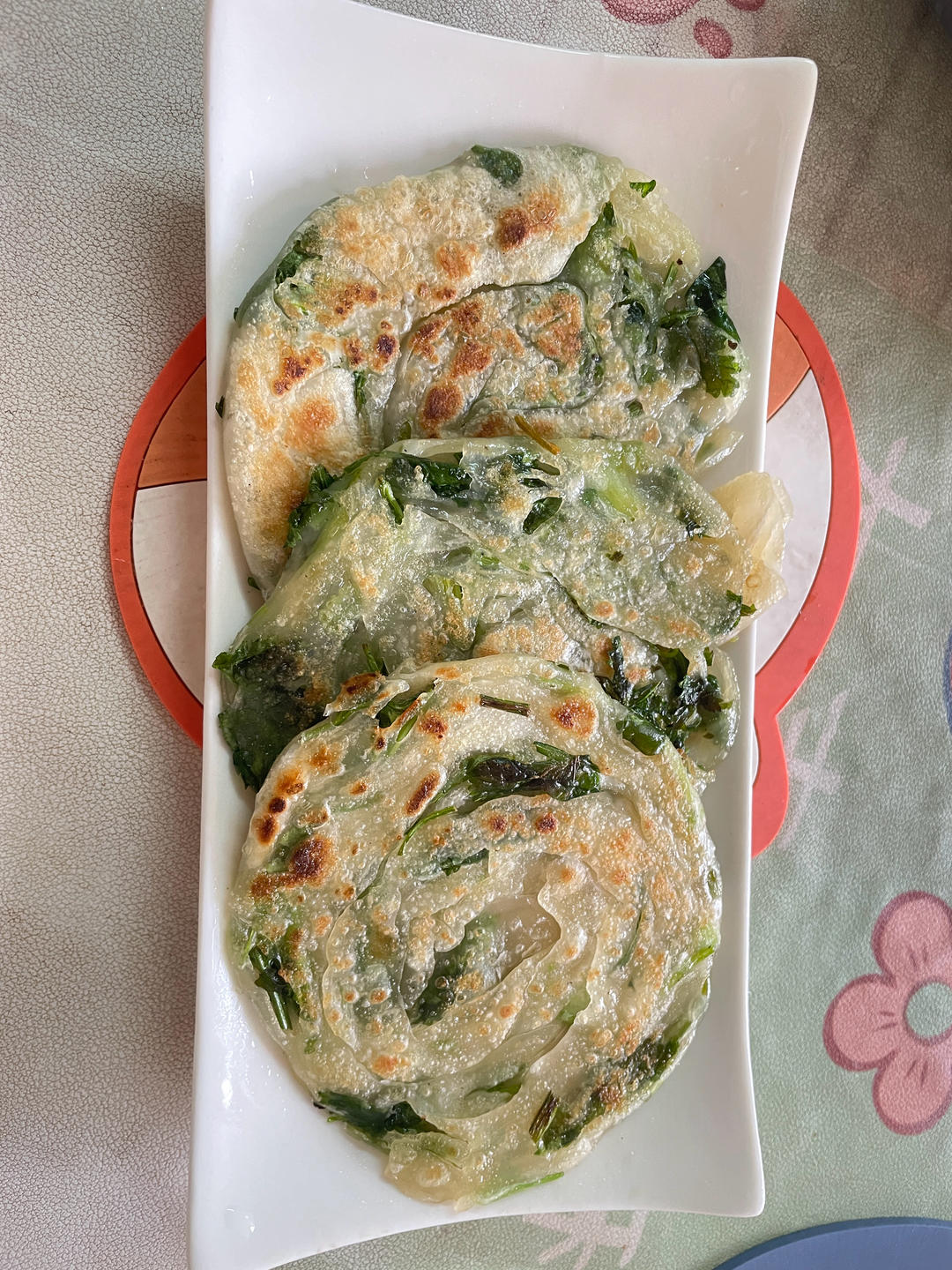 饺子皮葱油饼