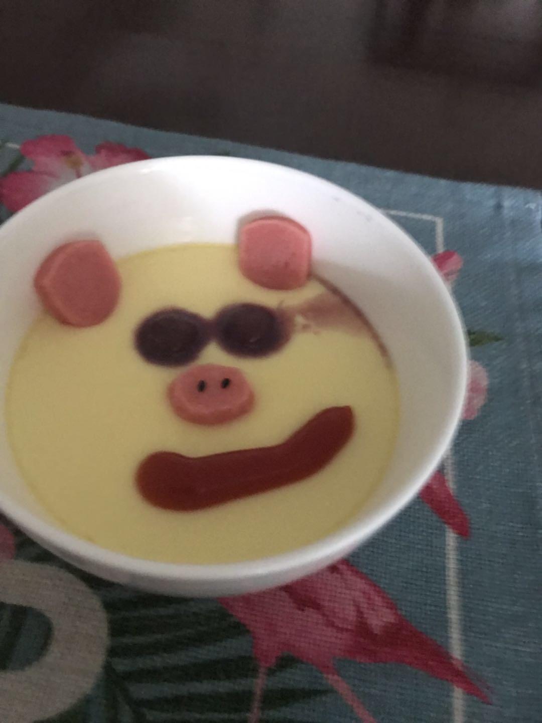 小猪蛋羹