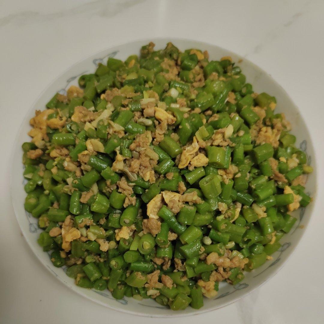 肉沫豆角下饭菜