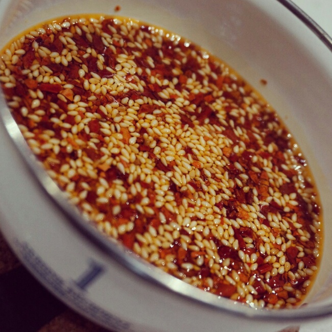 红红辣椒油