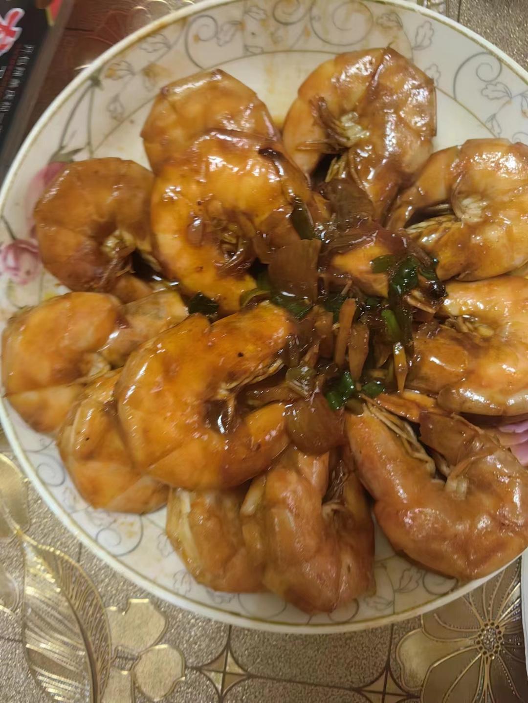 家庭版油焖大虾