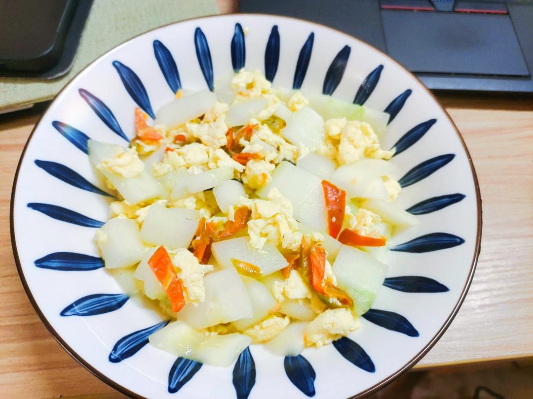 黄瓜炒鸡蛋 （青瓜炒鸡蛋）