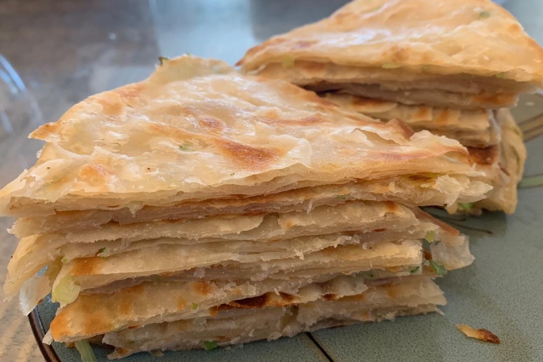 层次分明薄如蝉翼的家常基础烙饼