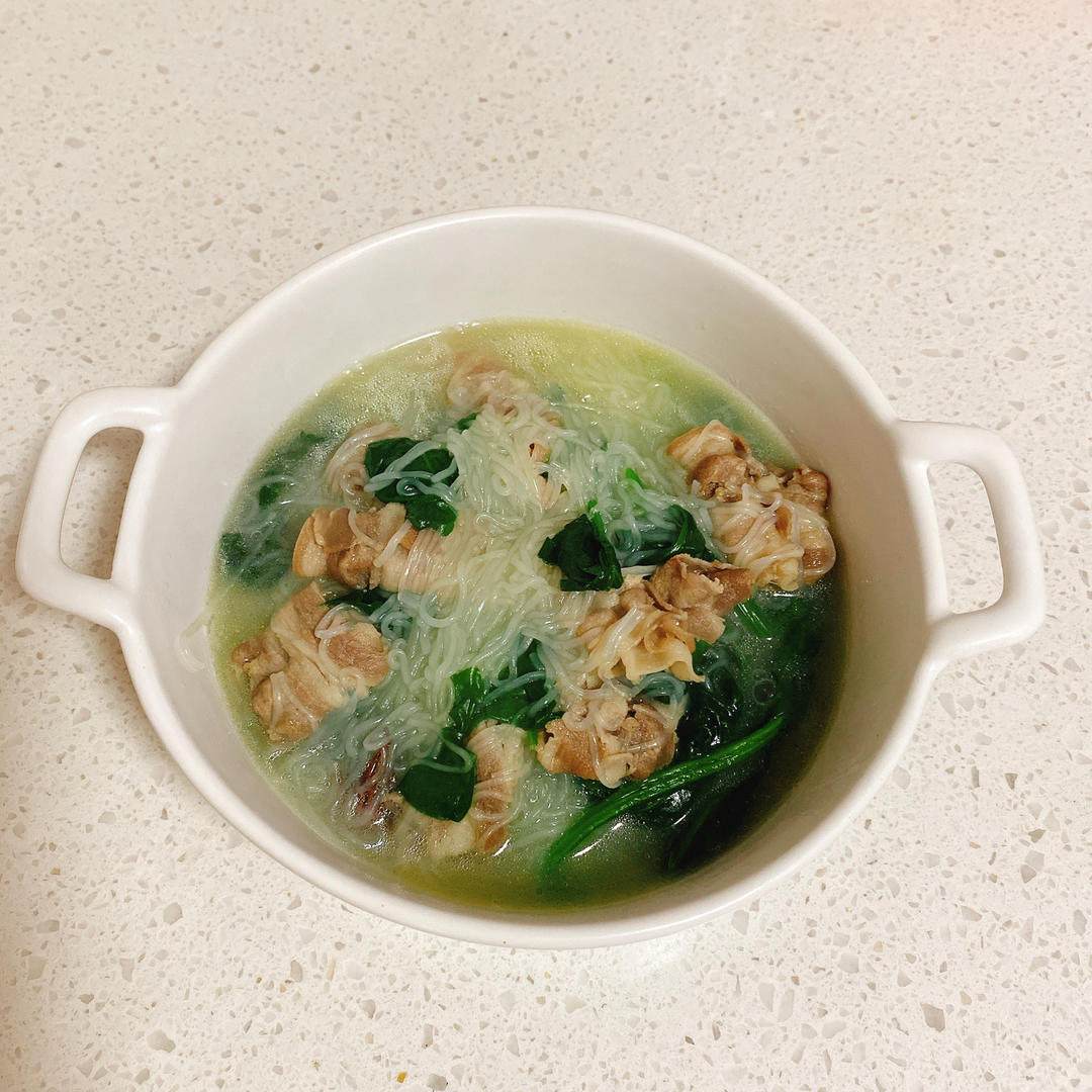 菠菜羊肉粉丝汤