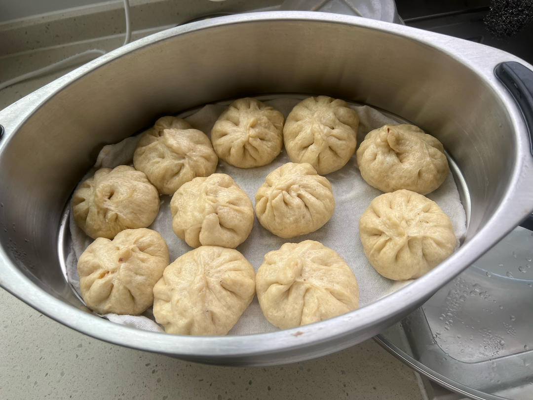 豆腐粉条蒸包