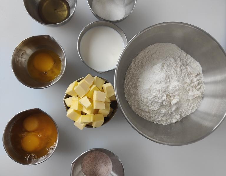 纯奶手撕吐司的做法 步骤1