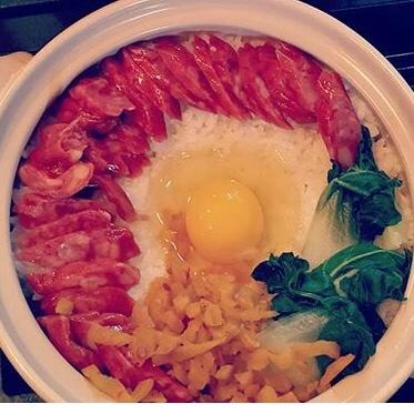 香肠煲仔饭