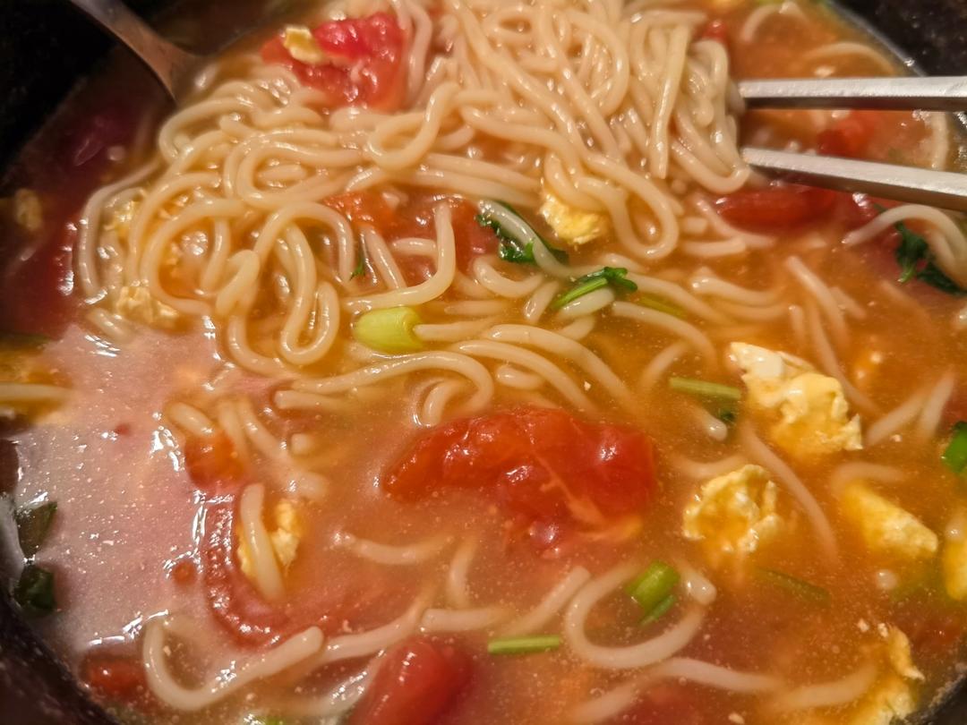 西红柿炝锅面
