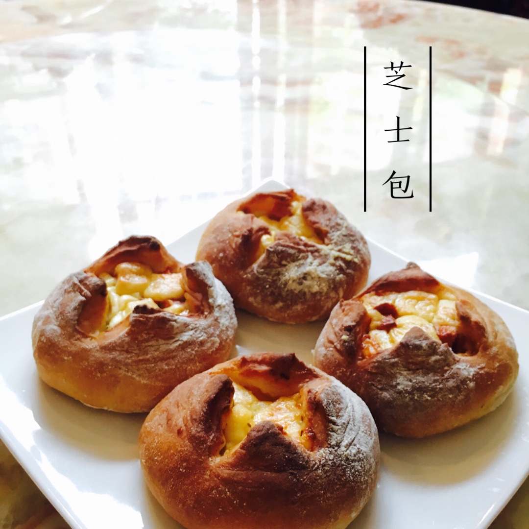 全麦芝士熔岩面包