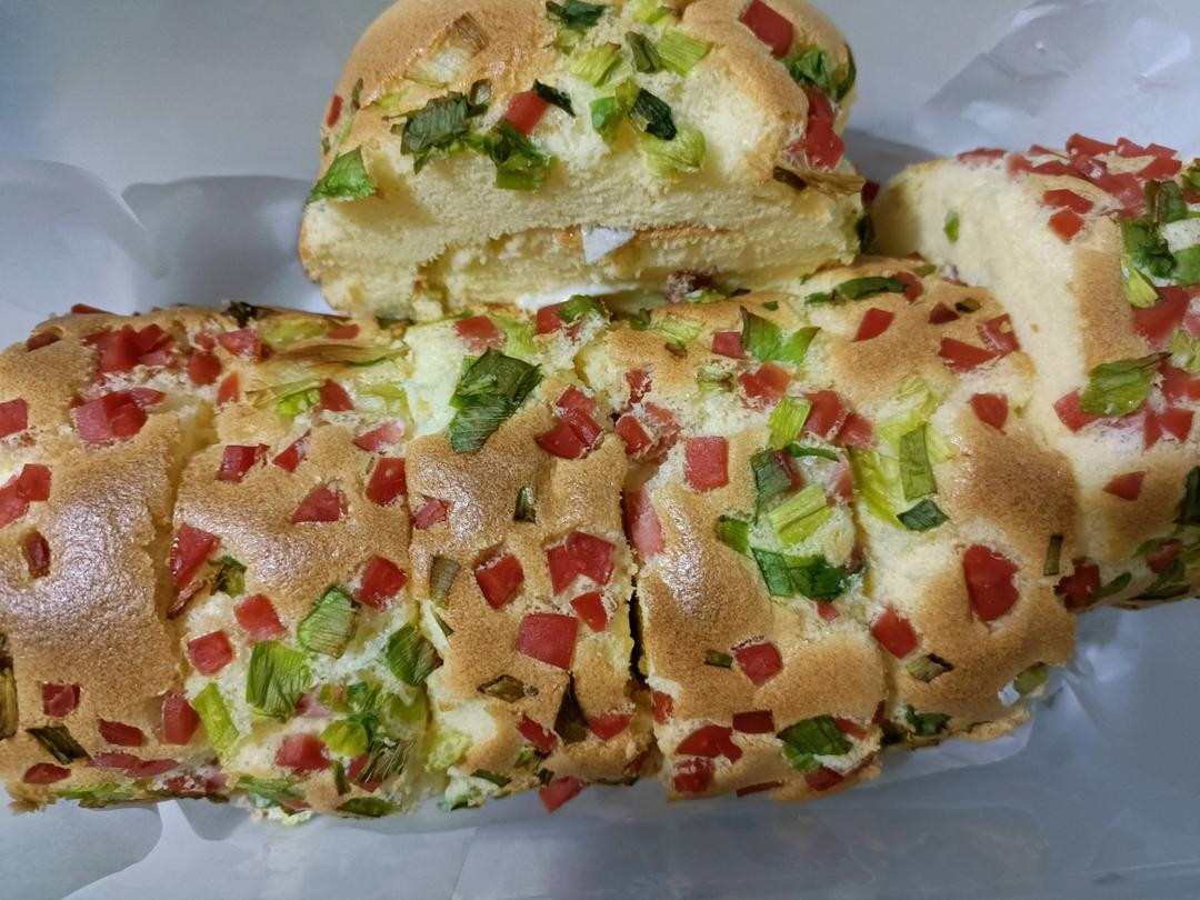 香葱肉松蛋糕卷