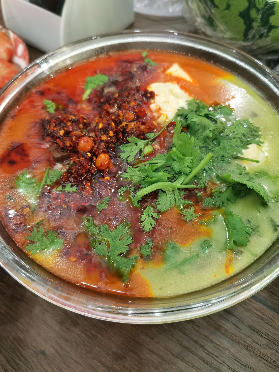 超级好吃的鸭血豆腐